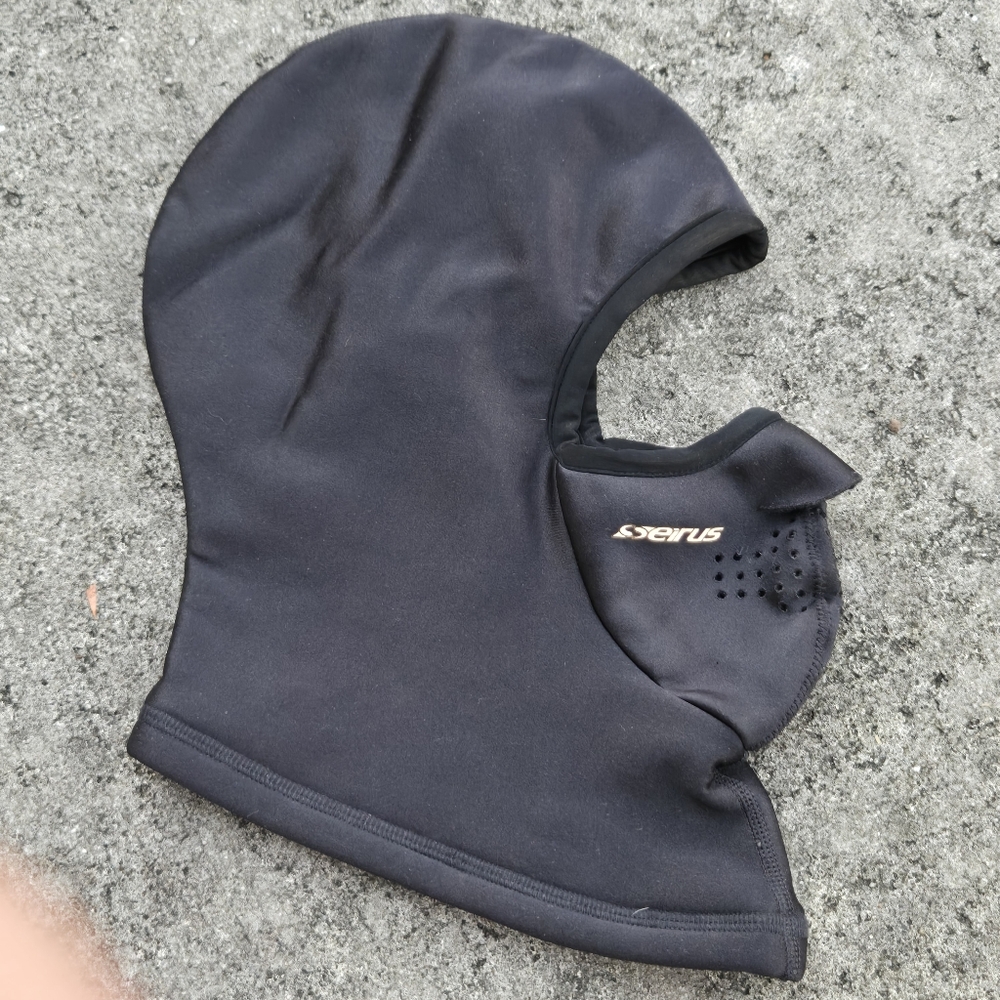 Seirus Black Balaclava face mask/ weather shield